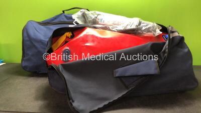 2 x Red Vac Emergency Mattress in Carry Bags