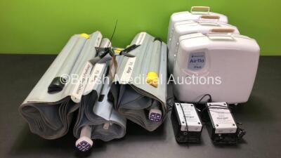 Job Lot Including 3 x Mangar ELK Emergency Lifting Cushions with 2 x Control Hoses, 3 x Mangar Camel & ELK Airflo Plus Compressors with 2 x Mangar DC Vehicle Power Supplies