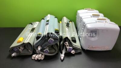 Job Lot Including 4 x Mangar ELK Emergency Lifting Cushions with 4 x Control Hoses, 4 x Mangar Camel & ELK Airflo Plus Compressors