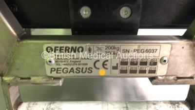 Ferno Pegasus Hydraulic Ambulance Stretcher with Mattress (Hydraulics Tested Working) - 2