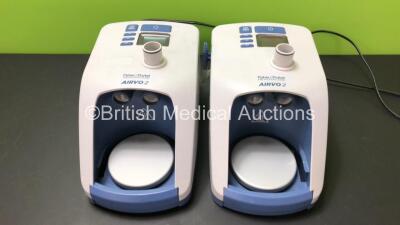 2 x Fisher & Paykel Ref PT10101UK Airvo 2 Humidifier Units *Mfd 2017* (Both Power Up)