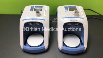 2 x Fisher & Paykel Ref PT10101UK Airvo 2 Humidifier Units *Mfd 2017* (Both Power Up)