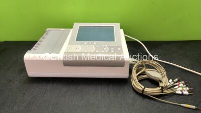 Delmar Reynolds Voyager V12C ECG Machine with 1 x 10 Lead ECG Lead (Powers Up)