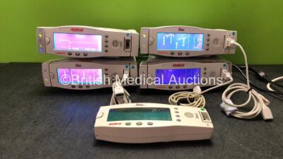 Job Lot Including 5 x Masimo Radical 7 Pulse CO Oximeters (All Power Up) 4 x Masimo Signal Extraction Pulse CO Oximeters (1 with Damage-See Photo) 3 x Masimo Set SpO2 Leads