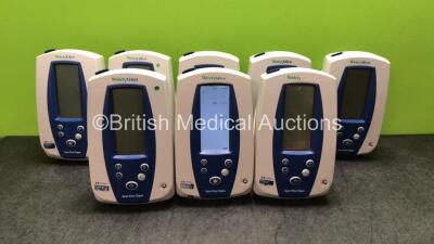 8 x Welch Allyn Spot Vital Signs Monitors (All Power Up, 2 with Damage-See Photos)