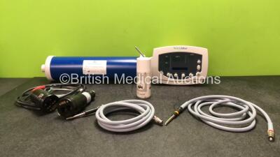 Mixed Lot Including 1 x N Spire Health Ko Ko 3-L Calibration Syringe, 1 x Welch Allyn 53NOO Patient Monitor (Powers Up-Power Supply Not Included) 1 x Laerdal Airway Lubricant Spray for Training Manikin, 1 x Keeler 2508-P-8026 Probe Adapter and 2 x Karl St