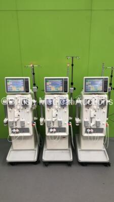 3 x Nikkiso DBB-05 Dialysis Machines with Hoses - Running Hours 27386 \ 26416 / 28548 (All Power Up)