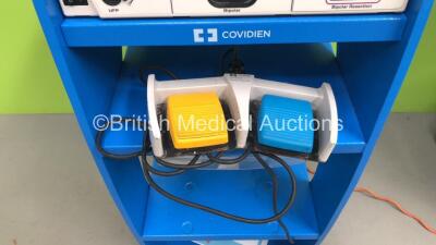 Covidien Valleylab Force Triad Electrosurgical Diathermy Unit *Software Version - 4.00* with Footswitch on Trolley (Powers Up) *W* - 3