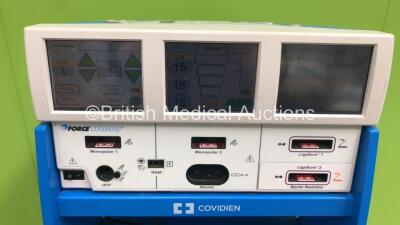 Covidien Valleylab Force Triad Electrosurgical Diathermy Unit *Software Version - 4.00* on Trolley (Powers Up) *W* - 2