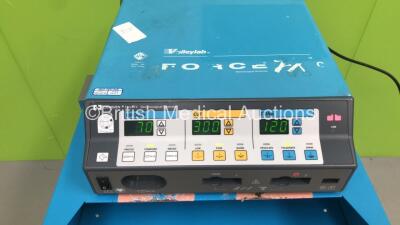 Covidien Valleylab Force FX-8C Electrosurgical Diathermy Unit on Trolley (Powers Up) *F4B30528A* - 2