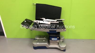 Maquet AlphaMaxx Model 1133.02B1 Electric Operating Table *Mfd - 2005* with Attachments *Incomplete* (Powers Up and Tested Working, 1 Attachment Missing Pole - See Photo) *W* - 2