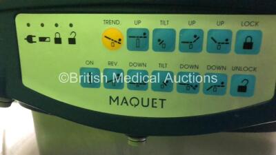 Maquet AlphaMaxx Model 1133.02B1 Electric Operating Table *Mfd - 2006* with Attachments (Powers Up and Tested Working) - 2