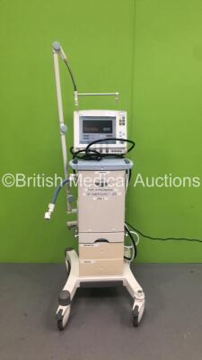 Siemens Servo-I Ventilator *System Version - V7.0, System Software Version - V7.00.00* Total Operating Hours - 10112h with Hoses (Powers Up, Missing Wheel Casing - See Photos) *5864*