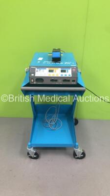 Valleylab Force FX-8C Electrosurgical Diathermy with Footswitch on Trolley (Powers Up) *F4E-31952A*