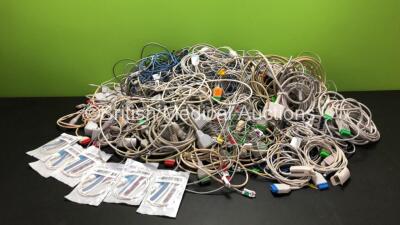 Job Lot of Various GE/Marquette Patient Monitoring Leads/Connectors