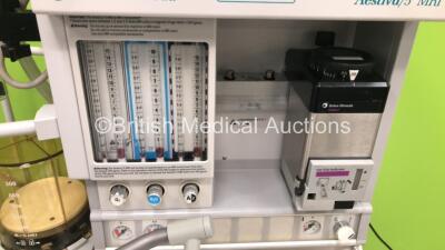 Datex-Ohmeda Aestiva/5 MRI MR Conditional Anaesthesia Machine with Aestiva 7900 Smartvent Software 4.8PSVPro, Isotec 5 Isoflurane Vaporizer Oxygen Mixer, Absorber, Bellows and Hoses (Powers Up) *C* - 3