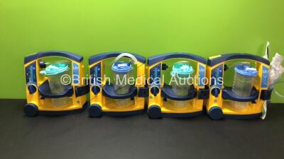 4 x LSU Suction Units with Cups and Lids (All Power Up)