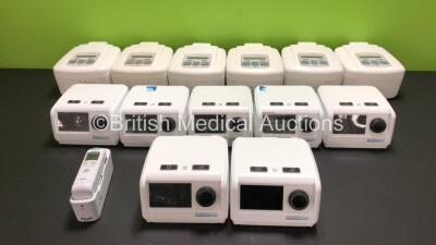 Mixed Lot Including 7 x Devilbiss Blu Auto Plus CPAP Units, 3 x Devilbiss Sleepcube Auto Plus CPAP Units, 2 x Devilbiss Sleepcube Standard Plus CPAP Units, 1 x Devilbiss Sleepcube Auto Adjust CPAP Unit and 1 x Welch Allyn ThermoScan Pro 6000 Ear Thermomet