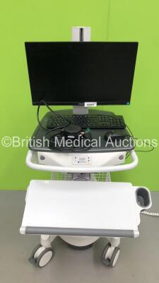 PowerVar Mobile Workstation with Monitor *S/N UHBA20130030706*