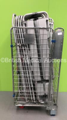 Cage of 18 x Aluminium Stretchers (Cage Not Included)