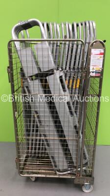 Cage of 18 x Aluminium Stretchers (Cage Not Included)