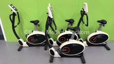 4 x Bremshey BE7 Exercise Bikes