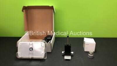 Mixed Lot Including 1 x Haag Streit Tonometer *T90010212*, 1 x Olympus Xenon Lamp Bulb *MAJ-1817* and 1 x Boston Scientific Latitude Communicator