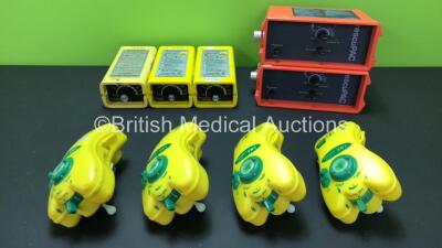 Job Lot Including 2 x Pneupac Rescupac 2DM Ventilators, 2 x Responder 2R Emergency Ventilators, 1 x Model 2R Ventilator and 4 x Pneupac VR1 Airmix Units