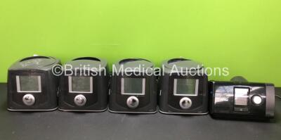 Job Lot Including 4 x Fisher & Paykel Icon+ Novo CPAP Units and 1 x ResMed Airsense 10 Elite and Power Supply (No Power) *13127386892, 140409422876, 180209634049, 170831621048 and 23191252664*