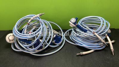 10 x Entonox Hoses with Valves *W*