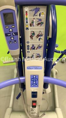 1 x Arjo Minstrel Electric Patient Hoist with Battery and Controller (Powers Up) and 1 x Arjo MaxiMove Electric Patient Hoist (Not Power Tested Due to No Battery) - 5