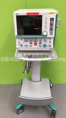 Stephan Stephanie Ventilator Software Version 3.62 on Stand with Hoses - Running Hours 42169 (Powers Up with Error - See Pictures) *S/N S035090001263*