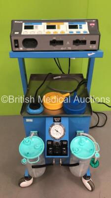 Valleylab Force FX-8C Electrosurgical / Diathermy Unit on Stand with Footswitches (Powers Up) *S/N F7K57564A* **Mfd 11/2007**