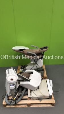 Belmont Clesta Dental Delivery Suite with Accessories (Not Power Tested Due to Cut Power Supply)