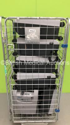 Cage of 13 x Nidek Mark 5 Nuvo Lite 3 Oxygen Concentrators (Cage Not Included)