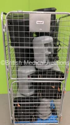 Mixed Cage of 8 x Oxygen Concentrators Including 5 x AirSep NewLife and 3 x VisionAire 3 (Cage Not Included)