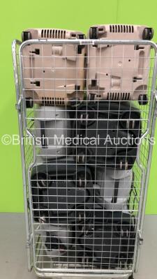 Mixed Cage of 8 Oxygen Concentrators Including 6 x Nidek Mark 5 Nuvo 8 and 2 x DeVilbiss Sun Rise 4 Litre with OSD (Cage Not Included)