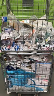 Cage of Consumables Including i-gel Supraglottic Airways, B-Braun Omnifix 20ml /Luer Solo and Envitec Disposable SPO2 Sensors (Cage Not Included - Out of Date)