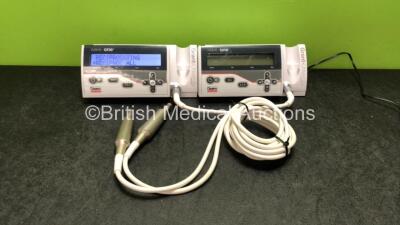 2 x Dentsply Maillefer Wave One Micromotor Control Units with 1 x AC Power Supply (Both Power Up, 1 with Blank Display-See Photo)