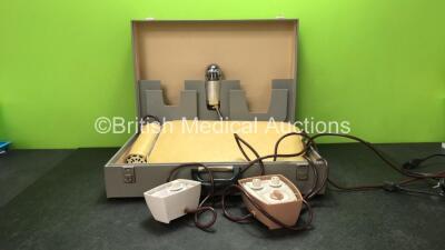 Job Lot Including 1 x Cyclo Massage Hand Unit Model No 11 and 1 x Cyclo Massage Hand Unit Model No 10 in Carry Case (Both Power Up)