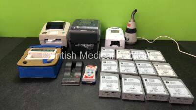 Mixed Lot Including 1 x Zebra LP2844 Printer, 1 x Clement Clarke VM1 Spirometer, 1 x Nautilus Delta Patient Module, 1 x Intermec PC43t Printer, 1 x Purell Soap Dispenser, 1 x Carbolite Sure Air Unit and 12 x Edwards Ref HEMEXPM10 Expansion Modules