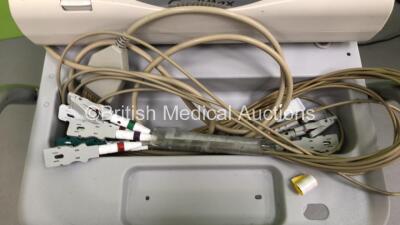 Fukuda Denshi FX-8322 ECG Machine on Stand with Lead ECG Leads (Powers Up) *S/N 50000173* - 5