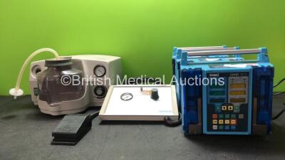 Mixed Lot Including 1 x Olympus KV-4 Suction Pump (Powers Up), 1 x Medimop Pressure Regulator System and 3 x imed Gemini PC-2 Pumps (2 Power Up with Alarm. 1 No Power)