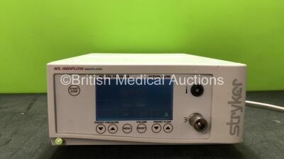 Stryker 40L High Flow Insufflator Unit (Powers Up) *SN 0710CE397*