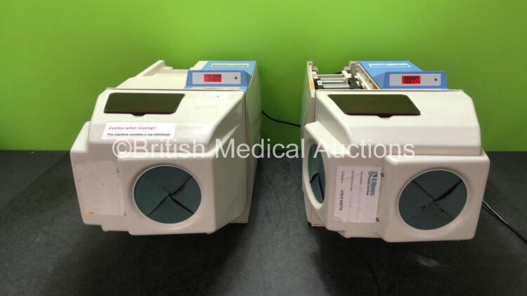 2 x Velopex Intra X Film Processor Units (Both Power Up, 1 with Missing Cover-See Photo) *S/N 15/11068, 15/11208*