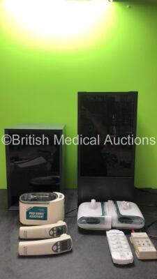 Mixed Lot Including 2 x Maico Ero Scan Units (Both Untested Due to Missing Batteries) 2 x Philips Respironics Dream Station Humidifier Units, 1 x Sultan Pro Sonic Assistant Ultrasonic Cleaner (Powers Up) 1 x PACE Temporary Cardiac Pacemaker (No Power) 1 x