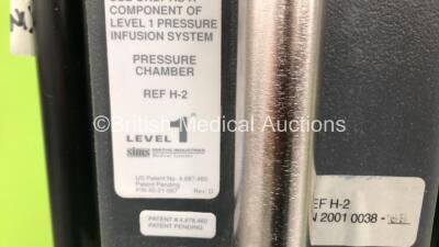 2 x Smiths Medical Level 1 System 1000 Fluid Warming Units on Stands (Both Power Up) *S/N 2001-0038* - 7