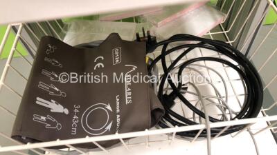 GE 250cx Series Fetal Monitor on Stand with 2 x US and 1 x Toco Transducers (Powers Up) *S/N 259CX-A* - 4