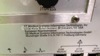 GE 250cx Series Fetal Monitor on Stand with 2 x US and 1 x Toco Transducers (Powers Up) *S/N 259CX-A* - 5