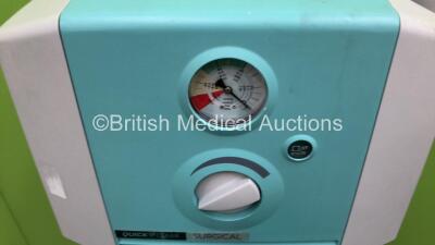 Cheiron Victoria Quick Clear Surgical Suction Pump on Stand with 2 x Suction Cups (Powers Up) *S/N V14040* - 2